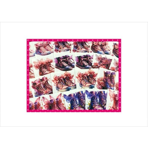 画像3: フェアリーブーツ*妖精の靴*カットシール*24枚*オリジナル (3)