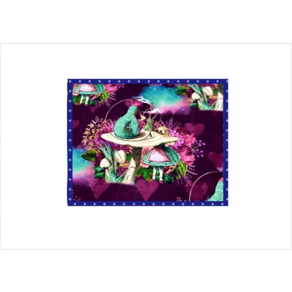 画像3: 不思議の国のアリス＊ペーパーセット＊柄違い7枚＊コラージュペーパー＊オリジナル (3)