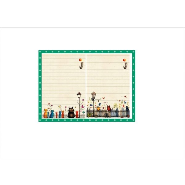 画像5: ネコの縄張り＊メモ帳＊48枚＊オリジナル (5)