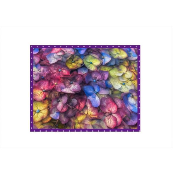 画像7: 花びらいっぱい♪カラフルあじさい＊コラージュペーパー＊柄違い5枚＊オリジナル (7)