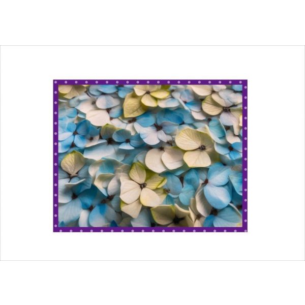 画像4: 花びらいっぱい♪カラフルあじさい＊コラージュペーパー＊柄違い5枚＊オリジナル (4)