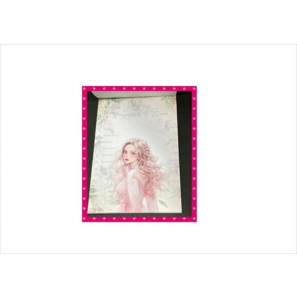 画像4: ピンクプリンセス＊女の子＊シール付き＊メモ帳＊34枚＊オリジナル (4)