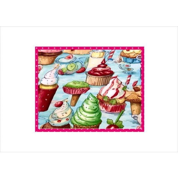 画像8: バースデーケーキ♪＊コラージュペーパー＊柄違い5枚＊オリジナル (8)