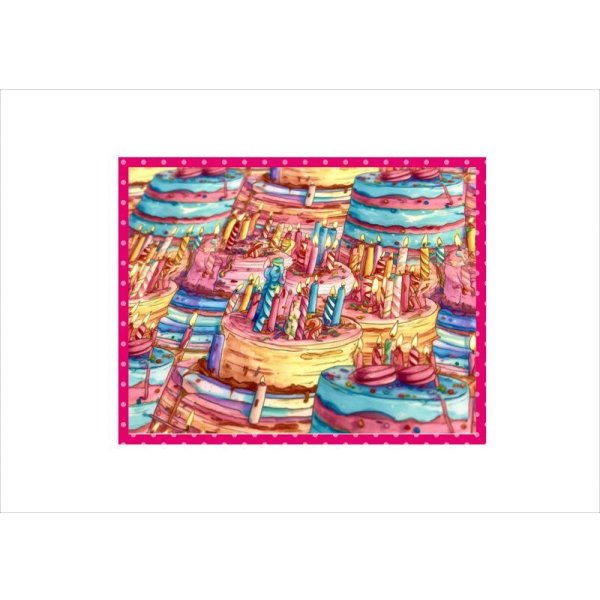 画像6: バースデーケーキ♪＊コラージュペーパー＊柄違い5枚＊オリジナル (6)