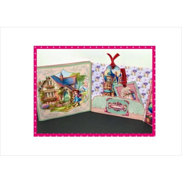 画像11: パタパタ♪お花屋さん＊作り方付き♪折りたたみBOOK＊ジャンクジャーナル＊素材セット＊ オリジナル (11)