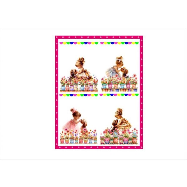 画像7: ベストフレンド＊なかよし＊女の子とワンコ＊メモ帳＊32枚＊オリジナル (7)