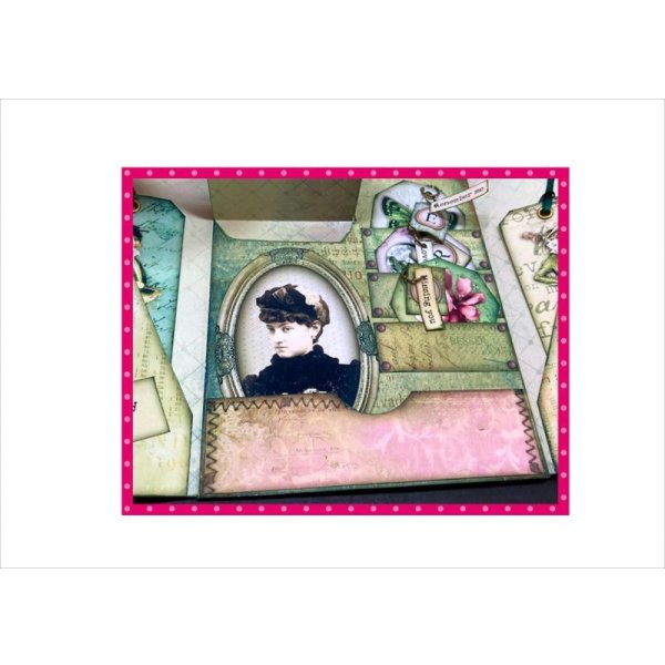 画像9: パタパタ♪オールウェイズ*ブラッズ&丸カン*作り方付き♪折りたたみBOOK*ジャンクジャーナル*素材セット* オリジナル (9)