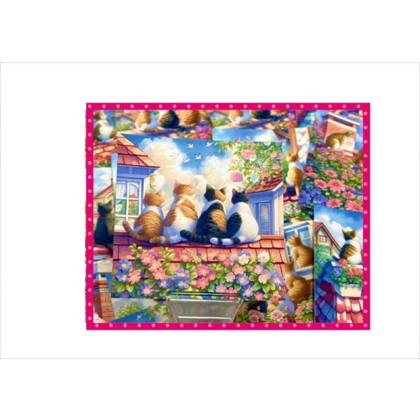 画像6: カットシール＊仲良しねこ＊うしろ姿が可愛い＊20枚＊オリジナル (6)