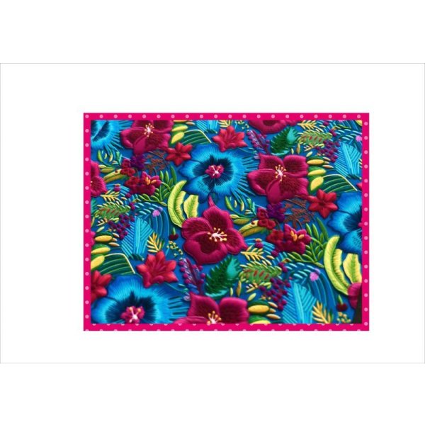 画像4: ミニ折り紙＊刺繍＊ハイビスカス＊ペーパーセット＊16枚＊オリジナル (4)