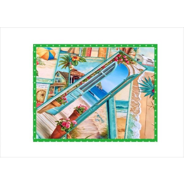 画像5: ビーチ＊夏＊ブックマークやタグに♪＊アンティーク加工＊両面印刷＊柄違い25枚＊オリジナル (5)