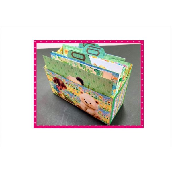 画像13: 仕切り付き収納BOX＊動物園＊ジャンクジャーナル＊素材セット＊ オリジナル (13)