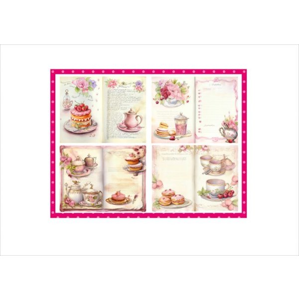画像10: ティータイム＊メモ帳＊42枚＊オリジナル (10)