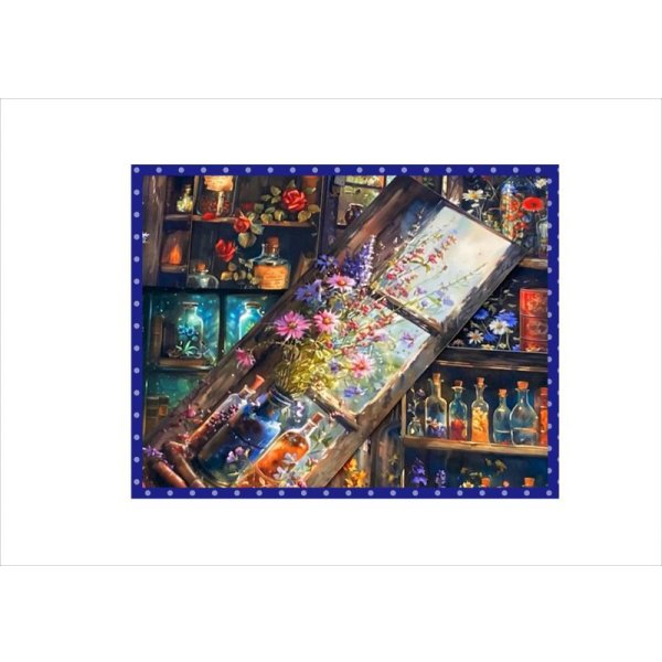 画像4: 薬品棚＊ブックマークやタグに♪＊アンティーク加工＊両面印刷＊柄違い21枚＊オリジナル (4)