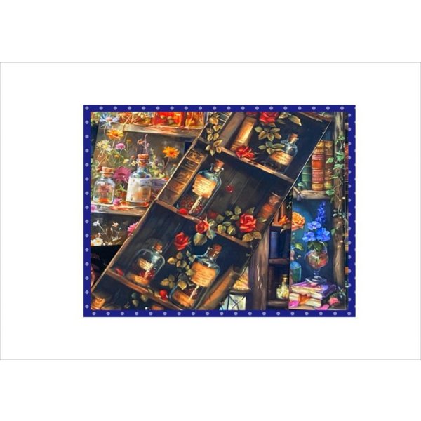 画像8: 薬品棚＊ブックマークやタグに♪＊アンティーク加工＊両面印刷＊柄違い21枚＊オリジナル (8)