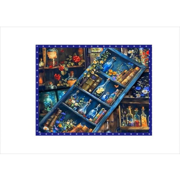 画像5: 薬品棚＊ブックマークやタグに♪＊アンティーク加工＊両面印刷＊柄違い21枚＊オリジナル (5)