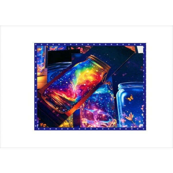 画像5: マジカルボトル＊ブックマークやタグに♪＊アンティーク加工＊両面印刷＊柄違い22枚＊オリジナル (5)