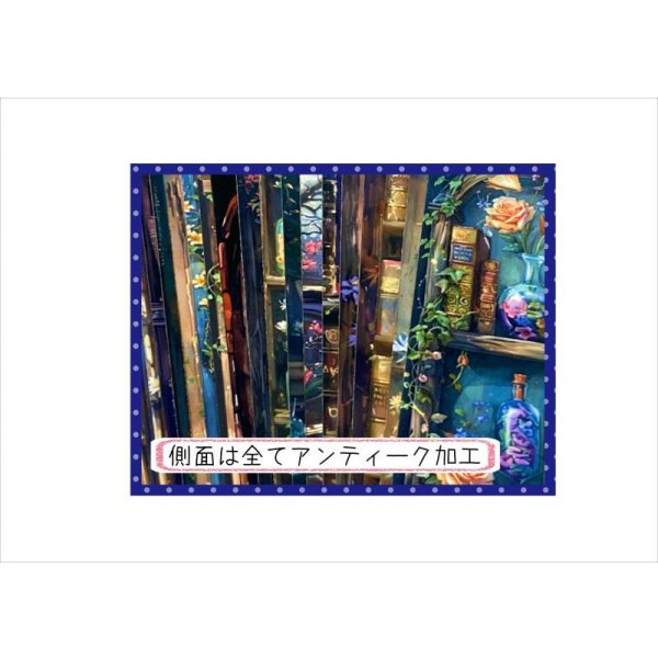 画像3: 薬品棚＊ブックマークやタグに♪＊アンティーク加工＊両面印刷＊柄違い21枚＊オリジナル (3)