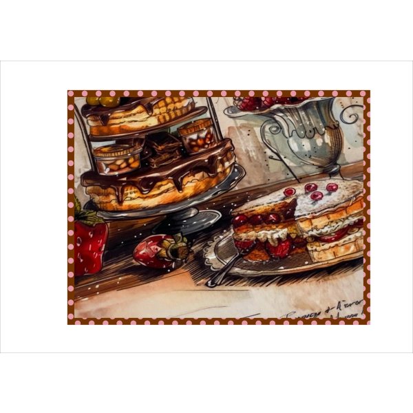 画像12: コーヒーショップ＊ポストカード＊柄違い5枚＊オリジナル (12)