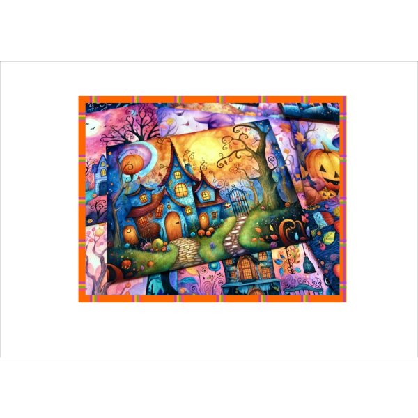 画像6: メモ＊ハロウィン＊ペーパーセット＊両面印刷＊16枚＊オリジナル (6)