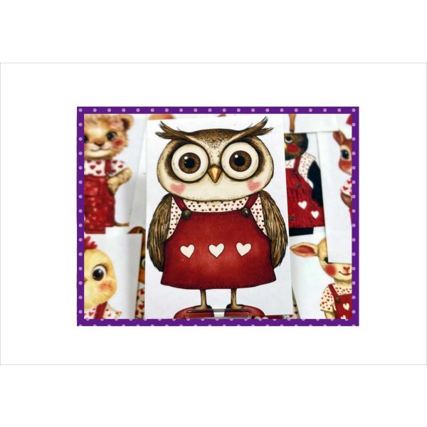 画像5: カットシール＊おめかしアニマル＊16枚＊オリジナル (5)