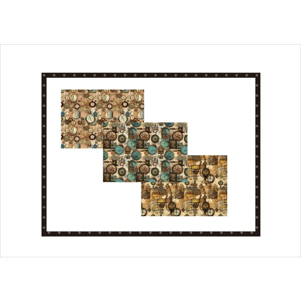 画像13: スチームパンク＊グランジ＊コラージュペーパー＊柄違い5枚＊オリジナル (13)