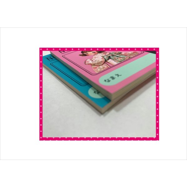 画像11: レトロなミニノートブック＊ピンク＊着物の女の子＊メモ帳＊40枚＊オリジナル (11)