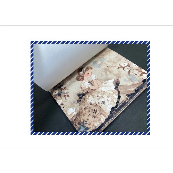 画像7: ティーパーティ＊ペーパーセット＊コラージュペーパー＊柄違い26枚＊オリジナル (7)