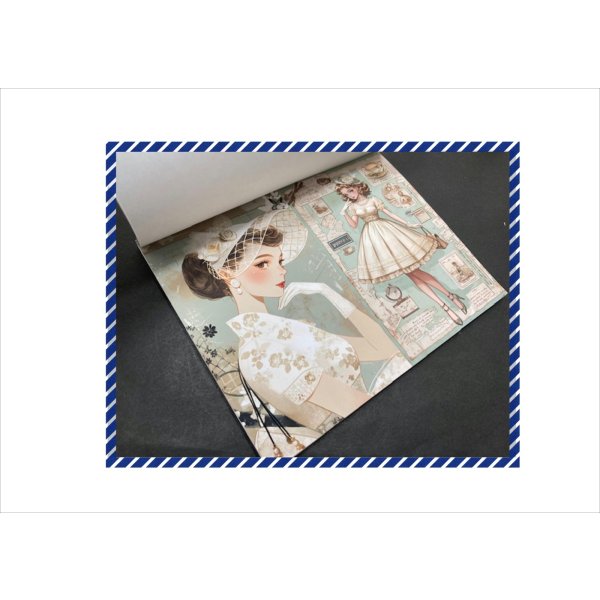 画像3: ティーパーティ＊ペーパーセット＊コラージュペーパー＊柄違い26枚＊オリジナル (3)