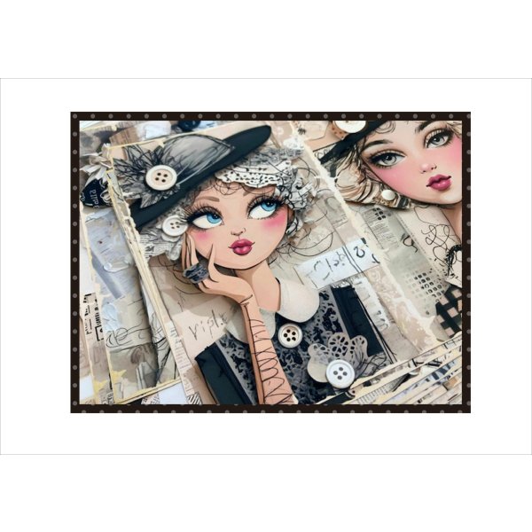 画像12: 素材セット＊ツンデレガール＊ジャンクジャーナル＊ オリジナル (12)