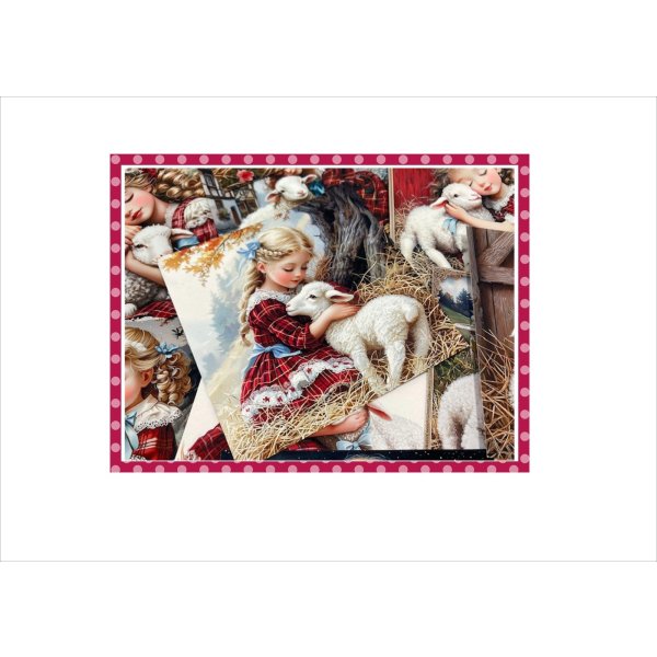 画像10: ひつじさんと　うたた寝＊メモ帳＊両面印刷＊29枚＊オリジナル (10)