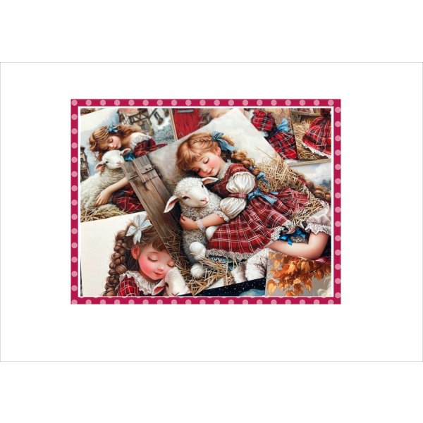 画像6: ひつじさんと　うたた寝＊メモ帳＊両面印刷＊29枚＊オリジナル (6)