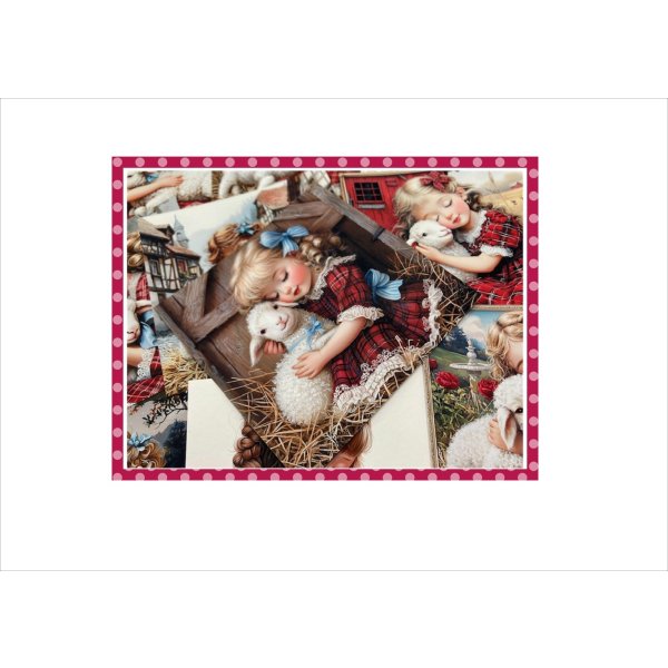 画像7: ひつじさんと　うたた寝＊メモ帳＊両面印刷＊29枚＊オリジナル (7)