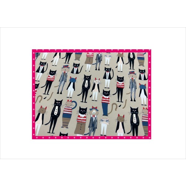 画像7: 全部柄が違う♡ネコだらけ♪＊コラージュペーパー＊柄違い10枚＊オリジナル (7)