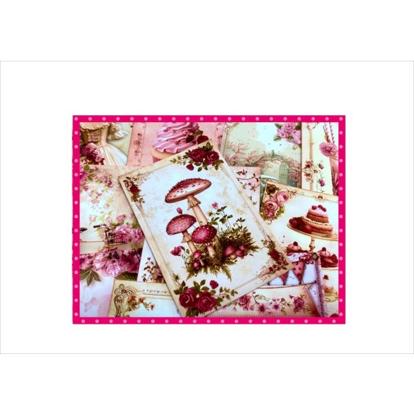 画像11: ピンクの宝箱＊BOX入り＊カード＊メモ＊柄違い＊50枚入り♪＊オリジナル (11)