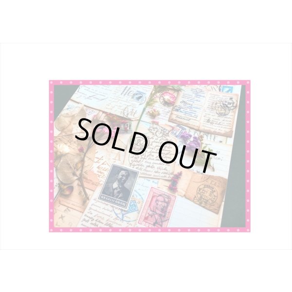 画像9: 限定販売☆　40枚！お気に入りのペーパーセット＊全部柄が違う♡＊コラージュペーパー＊オリジナル (9)