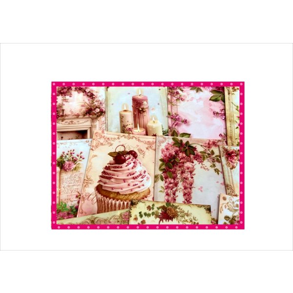 画像18: ピンクの宝箱＊BOX入り＊カード＊メモ＊柄違い＊50枚入り♪＊オリジナル (18)