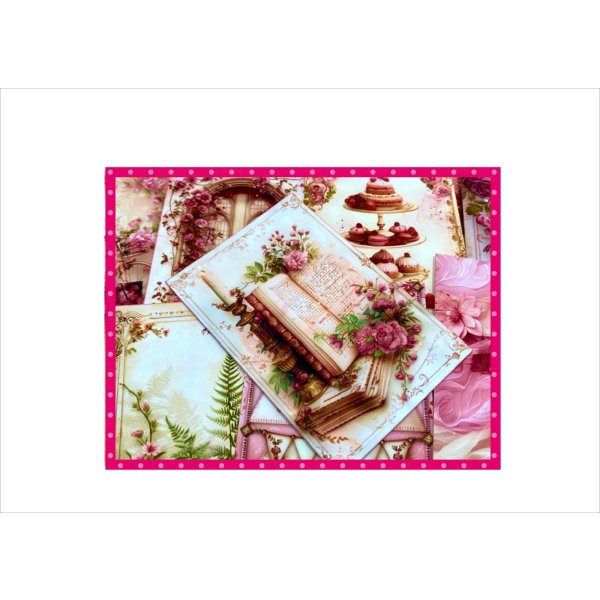 画像6: ピンクの宝箱＊BOX入り＊カード＊メモ＊柄違い＊50枚入り♪＊オリジナル (6)