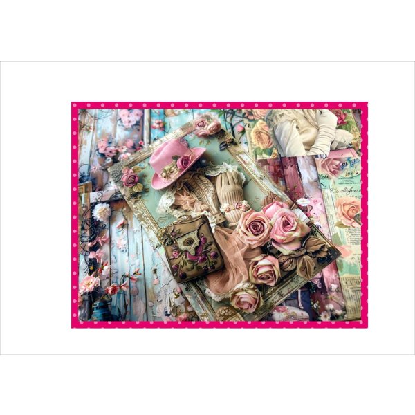 画像7: エレガント*カード*グラシン封筒入り*両面印刷*ペーパーセット*柄違い40枚*オリジナル (7)