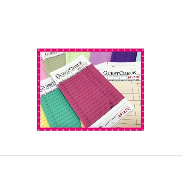 画像6: ゲストチェック＊カラフル＊メモ帳＊36枚＊オリジナル (6)