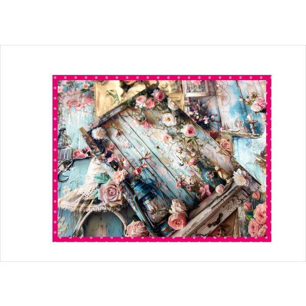 画像5: エレガント*カード*グラシン封筒入り*両面印刷*ペーパーセット*柄違い40枚*オリジナル (5)