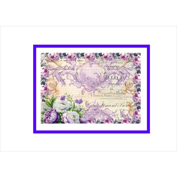 画像10: ヴィクトリアパープル*コラージュペーパー*柄違い5枚*オリジナル (10)