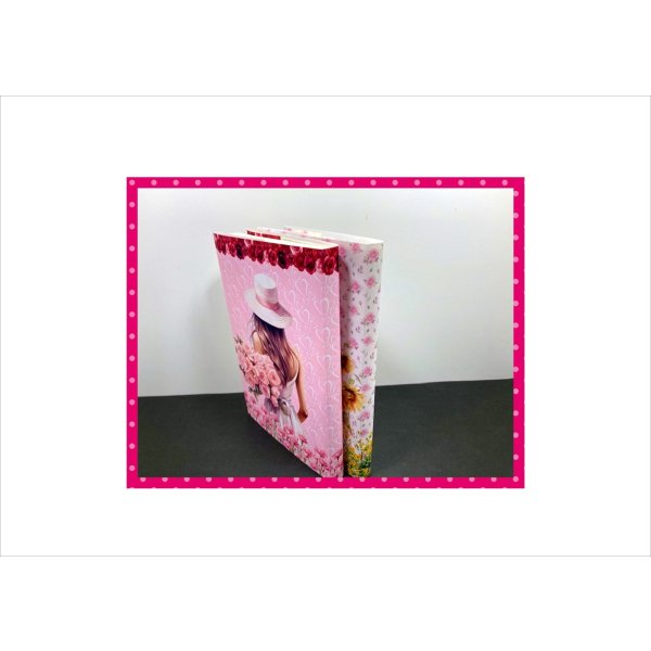 画像3: ブックカバー＊単行本＊花と女性＊２冊分＊ オリジナル (3)