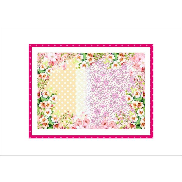 画像5: カラフルフラワー＊コラージュペーパー＊柄違い7枚＊オリジナル (5)