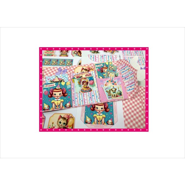 画像9: 初めてさんにもお勧め☆バースデー＊作り方付き♪＊ジャンクジャーナル＊ オリジナル (9)