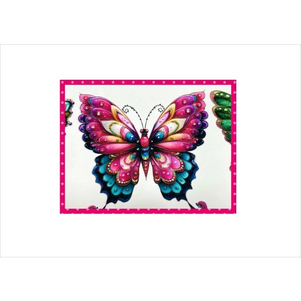 画像6: いろいろバタフライ＊コラージュペーパー＊柄違い＊4枚＊オリジナル (6)