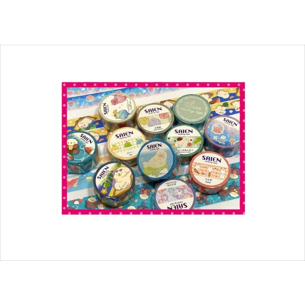 画像4: ラッコ　SAIEN　マスキングテープ　カミイソ産商 (4)