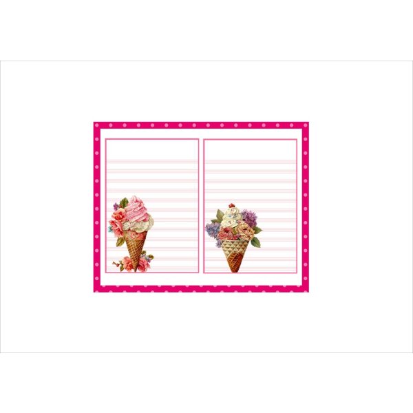 画像12: アイスクリーム＊メモ＊24枚＊オリジナル (12)