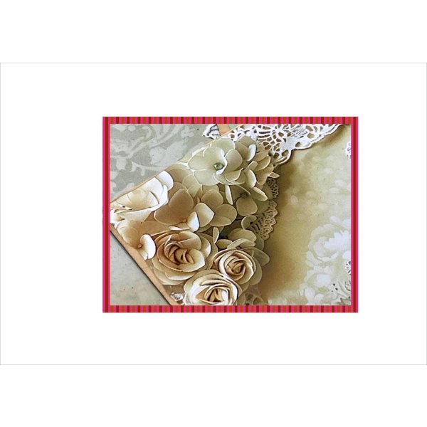 画像10: ホワイトフラワー＊ウェディング＊カード＊12枚＊オリジナル (10)