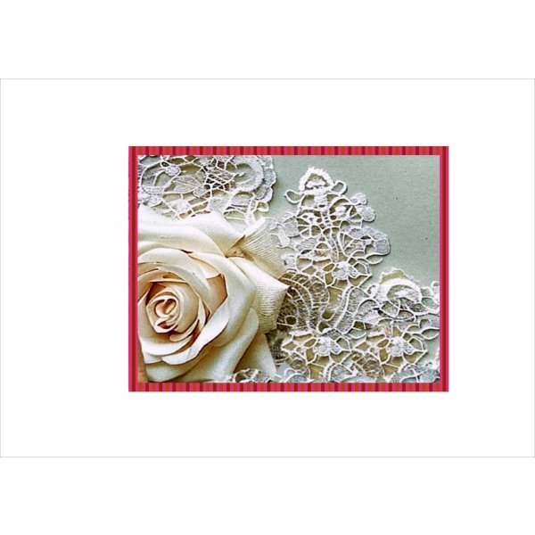 画像13: ホワイトフラワー＊ウェディング＊カード＊12枚＊オリジナル (13)