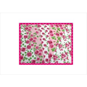 画像: ピンクローズ＊コラージュペーパー＊柄違い5枚＊オリジナル